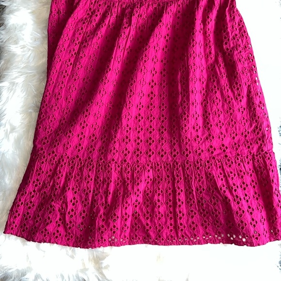 🆕 La Blanca Resortwear Dress Coverup Magenta Size L - Picture 8 of 11